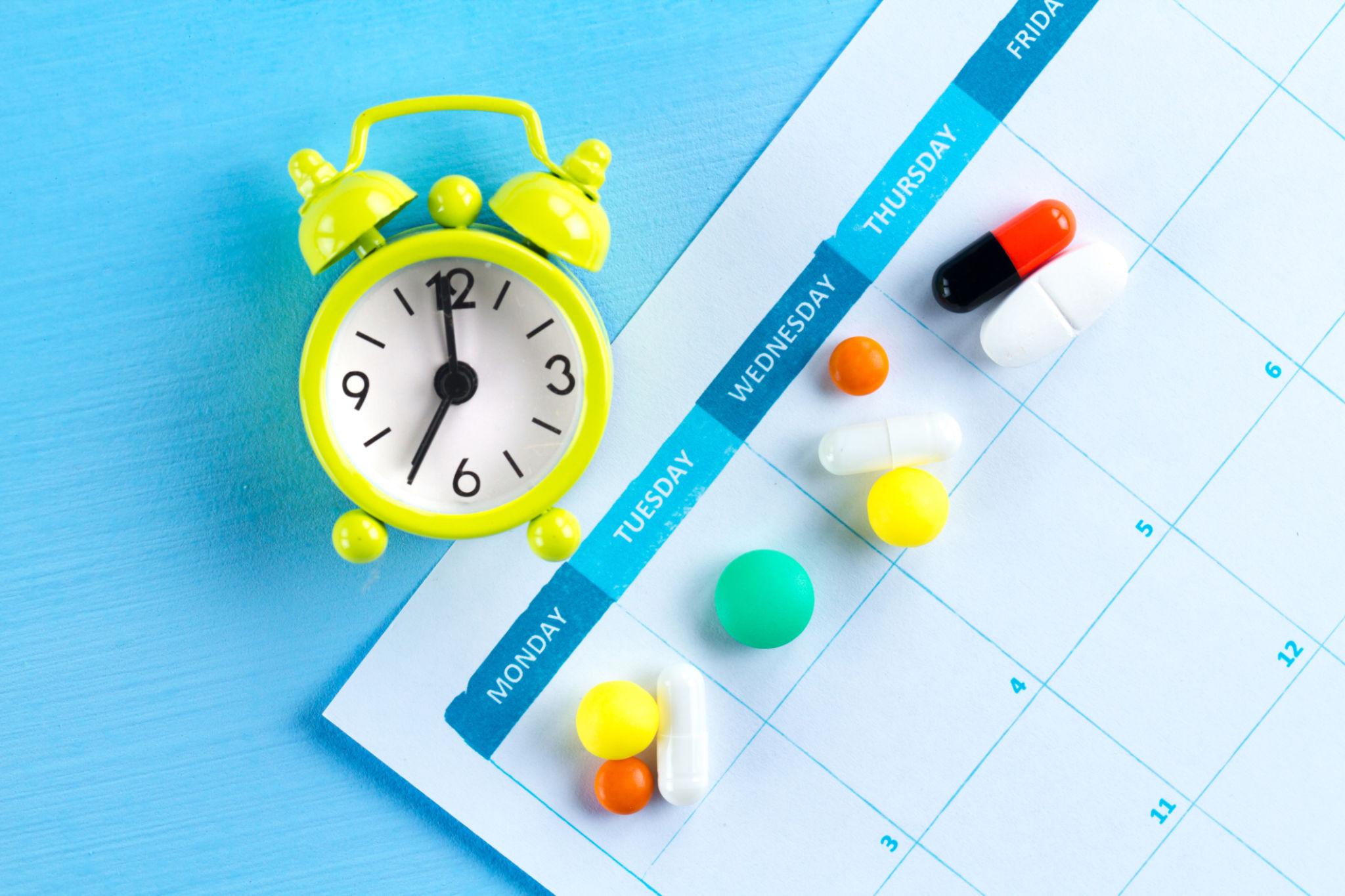 when should you take iron tablets morning or night