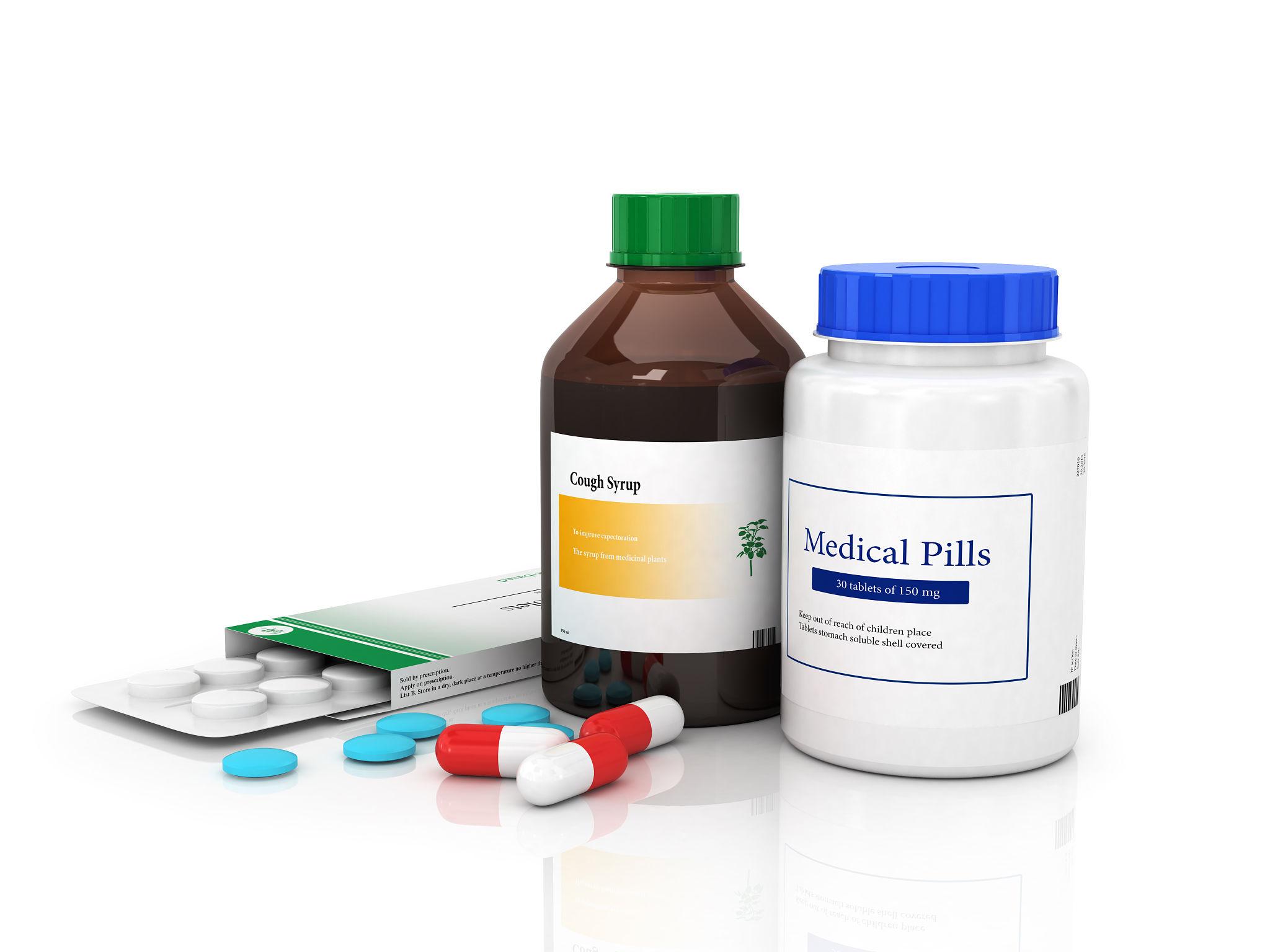 syrup and tablet medicine dosage comparison
